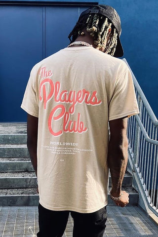 The Players Club Short Sleeve Tee - Tan