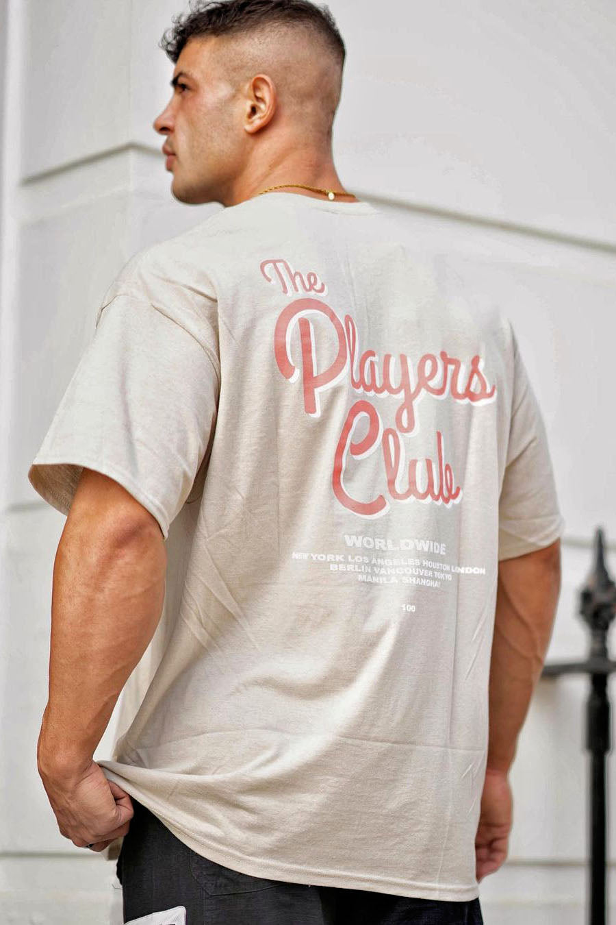 The Players Club Short Sleeve Tee - Tan