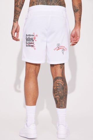 Ruthless Balance Sweatshort - White