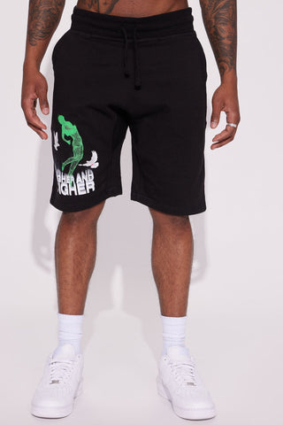 Higher And Higher Shorts - Black