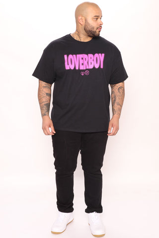 Loverboy Tear Short Sleeve Tee - Black