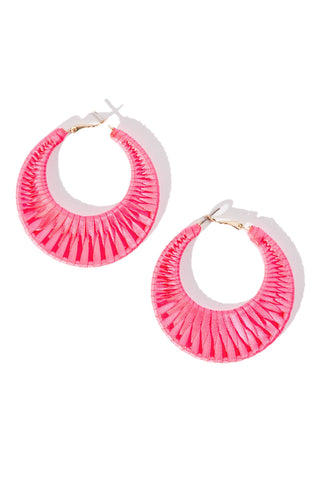 Life Is Better Earrings - Pink